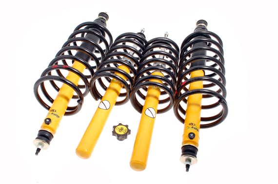 Spax KSX Front and Rear Insert and Shock Absorber Kit - Adjustable - with Standard Springs - TR7/8 - RB7696SPAXTA2